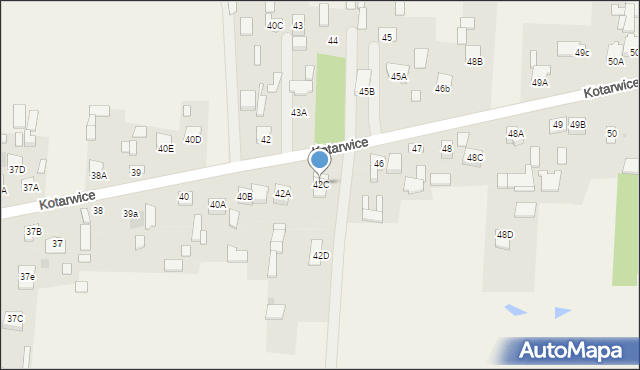 Kotarwice, Kotarwice, 42C, mapa Kotarwice