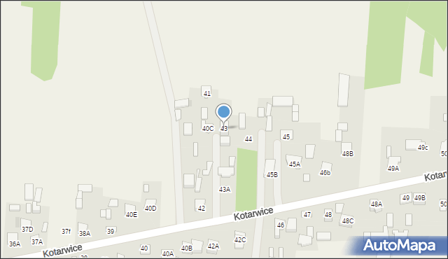 Kotarwice, Kotarwice, 43, mapa Kotarwice