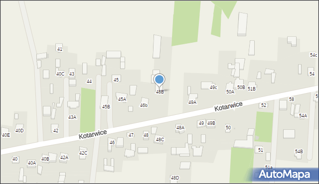 Kotarwice, Kotarwice, 48B, mapa Kotarwice