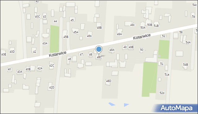 Kotarwice, Kotarwice, 48C, mapa Kotarwice