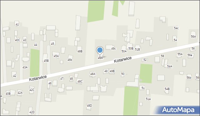 Kotarwice, Kotarwice, 49A, mapa Kotarwice