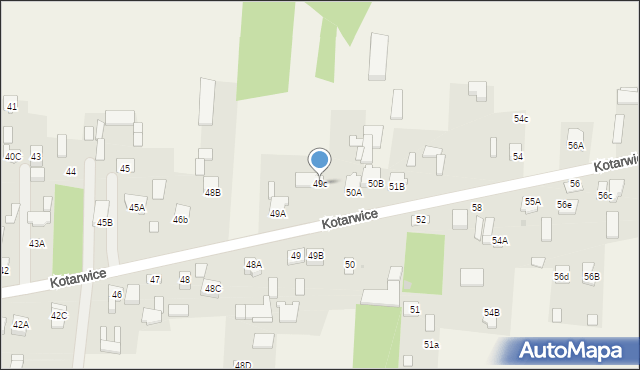Kotarwice, Kotarwice, 49c, mapa Kotarwice