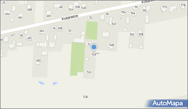 Kotarwice, Kotarwice, 51a, mapa Kotarwice