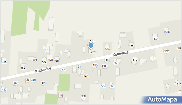 Kotarwice, Kotarwice, 54, mapa Kotarwice