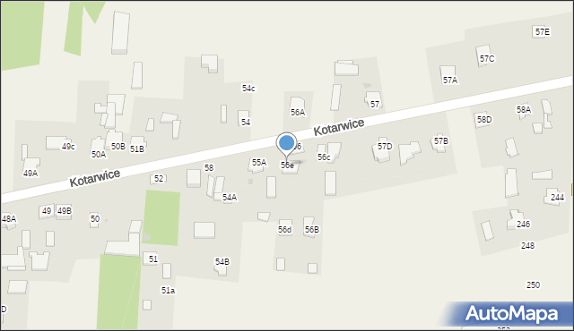 Kotarwice, Kotarwice, 56e, mapa Kotarwice