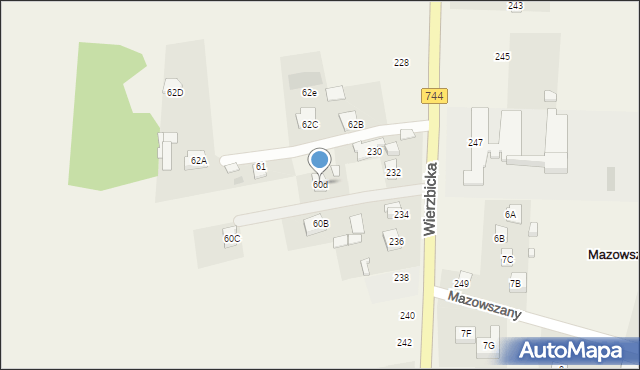 Kotarwice, Kotarwice, 60d, mapa Kotarwice