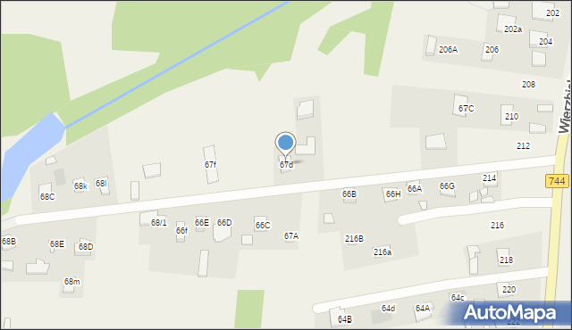 Kotarwice, Kotarwice, 67d, mapa Kotarwice