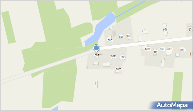 Kotarwice, Kotarwice, 68B, mapa Kotarwice