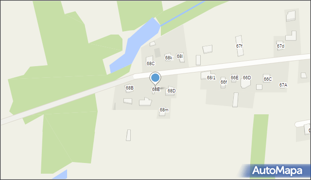 Kotarwice, Kotarwice, 68E, mapa Kotarwice