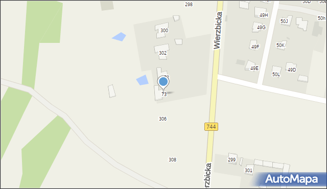 Kotarwice, Kotarwice, 73, mapa Kotarwice