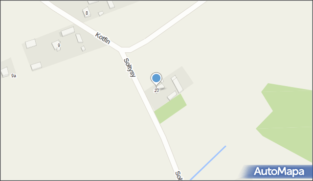 Kotfin, Kotfin, 10, mapa Kotfin