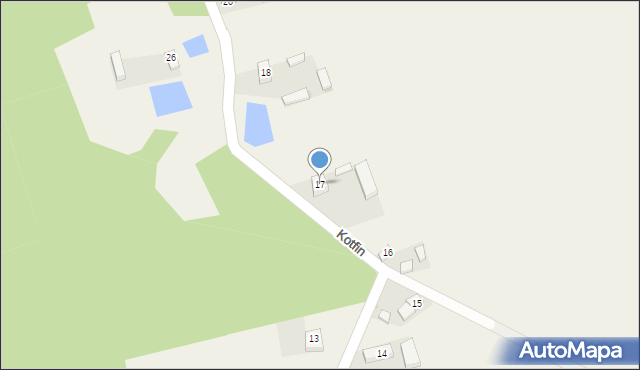 Kotfin, Kotfin, 17, mapa Kotfin