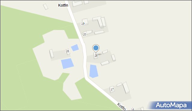 Kotfin, Kotfin, 18, mapa Kotfin