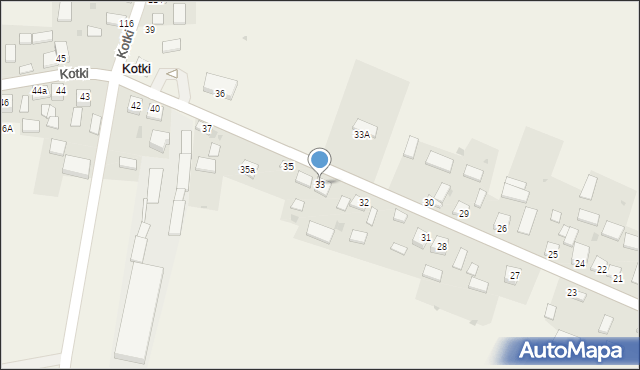 Kotki, Kotki, 33, mapa Kotki