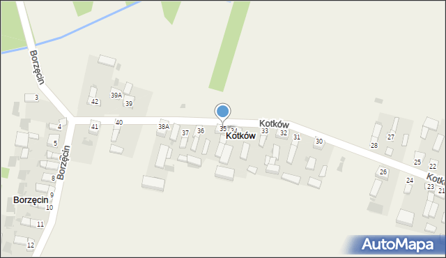 Kotków, Kotków, 35, mapa Kotków