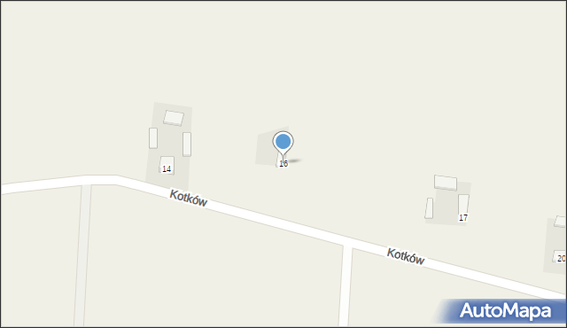Kotków, Kotków, 16, mapa Kotków