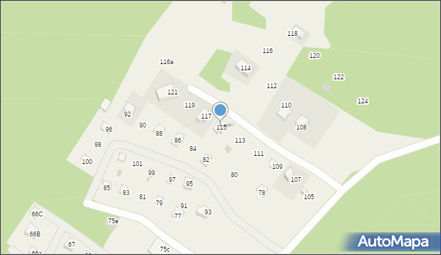Kotkowo, Kotkowo, 115, mapa Kotkowo