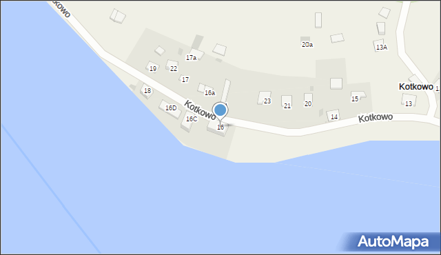 Kotkowo, Kotkowo, 16, mapa Kotkowo