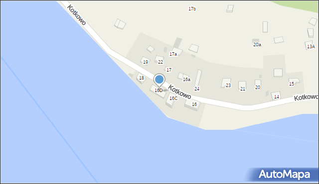 Kotkowo, Kotkowo, 16e, mapa Kotkowo
