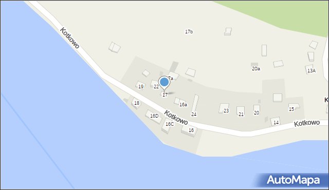 Kotkowo, Kotkowo, 17, mapa Kotkowo