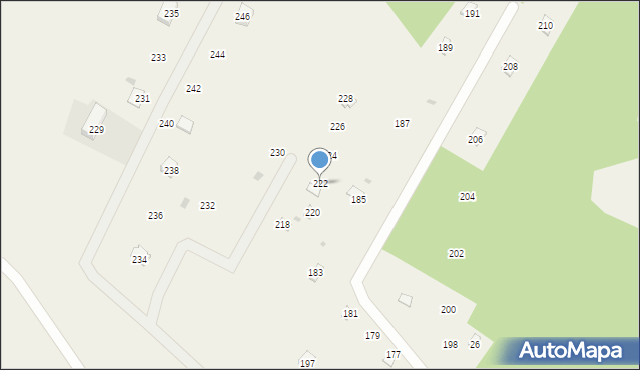 Kotkowo, Kotkowo, 222, mapa Kotkowo