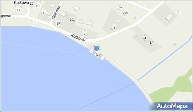 Kotkowo, Kotkowo, 7a, mapa Kotkowo