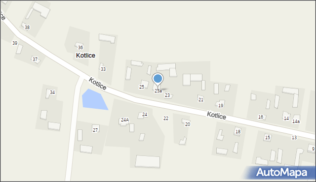 Kotlice, Kotlice, 23a, mapa Kotlice