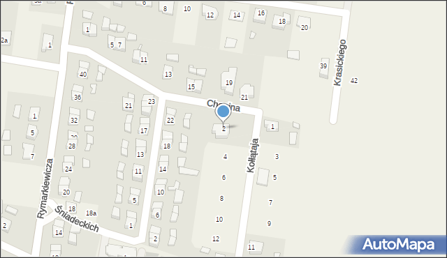 Kotlin, Kołłątaja Hugo, 2, mapa Kotlin