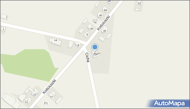 Kotlin, Kościuszki Tadeusza, gen., 35A, mapa Kotlin