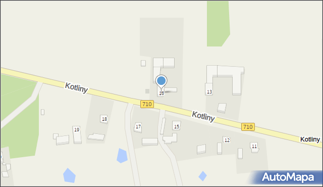 Kotlinki, Kotlinki, 16, mapa Kotlinki