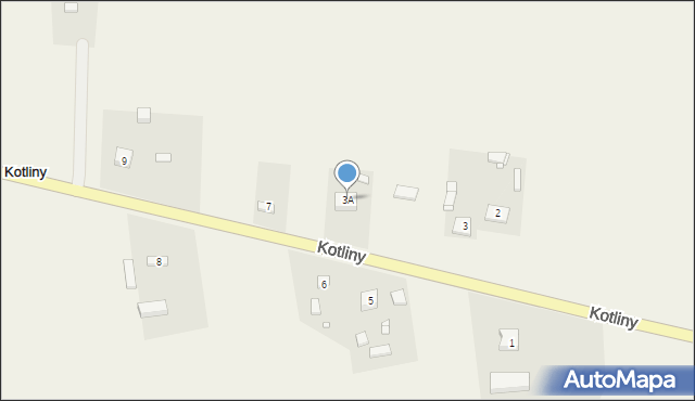 Kotlinki, Kotlinki, 3A, mapa Kotlinki