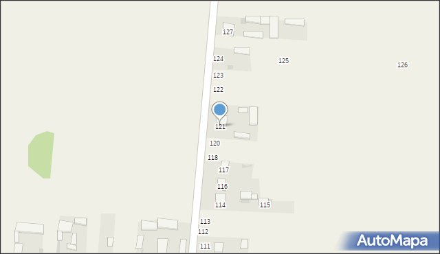 Kotliny, Kotliny, 121, mapa Kotliny