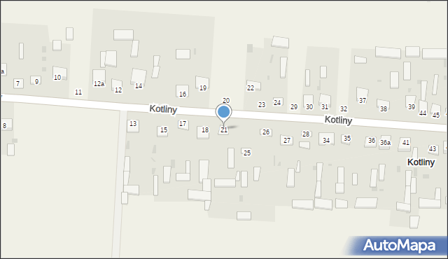Kotliny, Kotliny, 21, mapa Kotliny