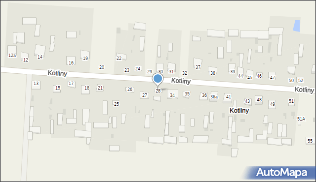 Kotliny, Kotliny, 28, mapa Kotliny