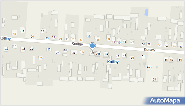 Kotliny, Kotliny, 36, mapa Kotliny