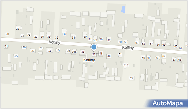 Kotliny, Kotliny, 43, mapa Kotliny