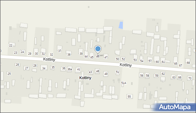 Kotliny, Kotliny, 46, mapa Kotliny