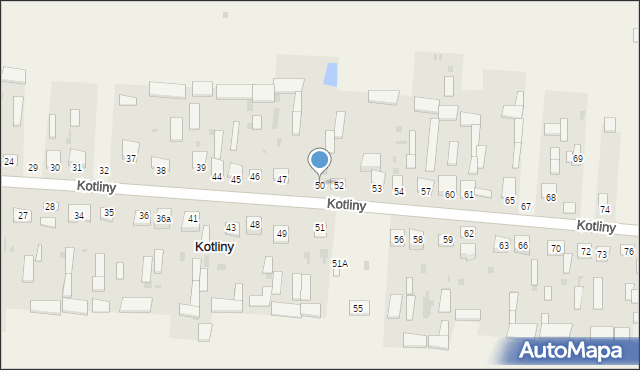 Kotliny, Kotliny, 50, mapa Kotliny