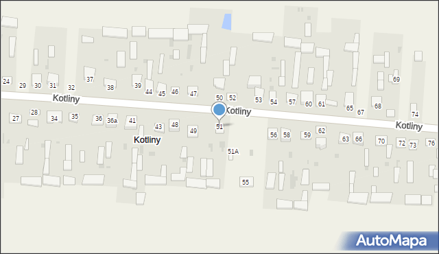 Kotliny, Kotliny, 51, mapa Kotliny