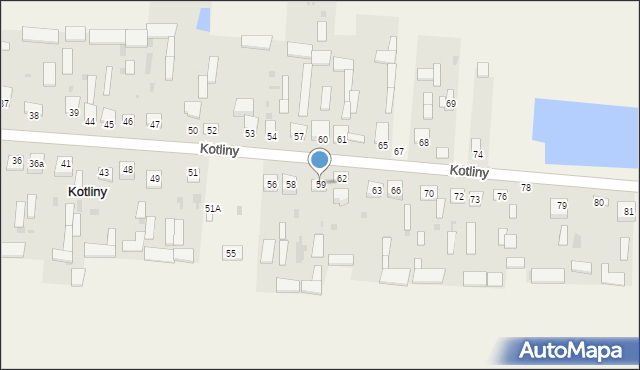 Kotliny, Kotliny, 59, mapa Kotliny