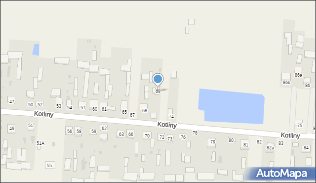 Kotliny, Kotliny, 69, mapa Kotliny
