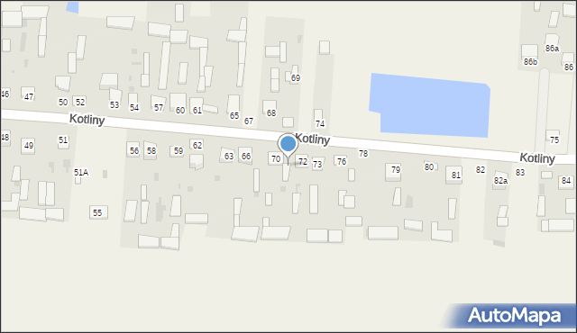 Kotliny, Kotliny, 71, mapa Kotliny