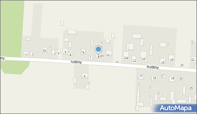 Kotliny, Kotliny, 9, mapa Kotliny