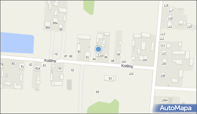 Kotliny, Kotliny, 95, mapa Kotliny