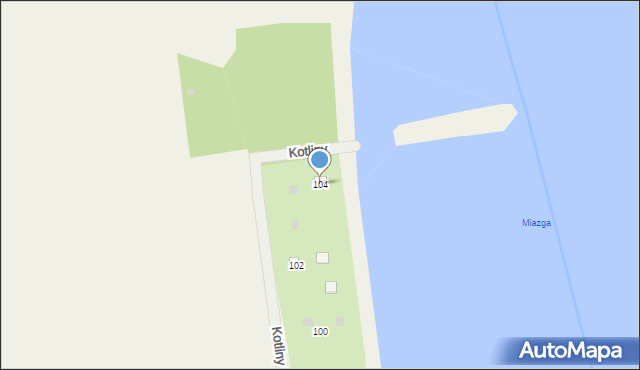 Kotliny, Kotliny, 104, mapa Kotliny