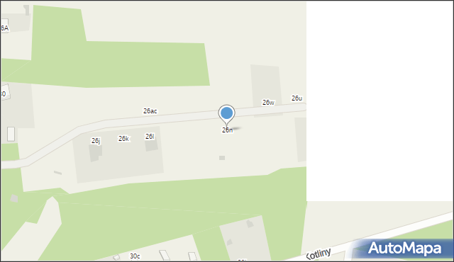 Kotliny, Kotliny, 26n, mapa Kotliny