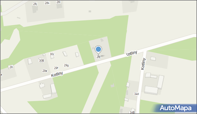 Kotliny, Kotliny, 29j, mapa Kotliny