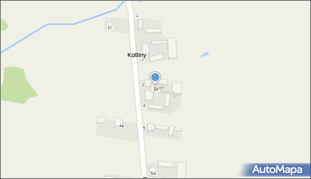 Kotliny, Kotliny, 3A, mapa Kotliny