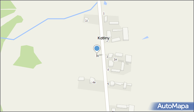 Kotliny, Kotliny, 3b, mapa Kotliny