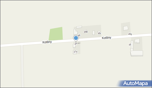 Kotliny, Kotliny, 47, mapa Kotliny